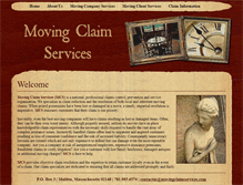 Tablet Screenshot of movingclaimservices.com